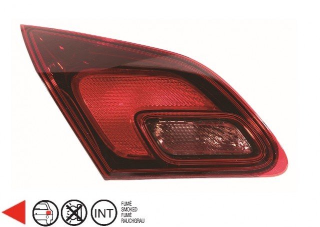 Accéder à la pièce Feu arrière gauche intérieur [Fumé]