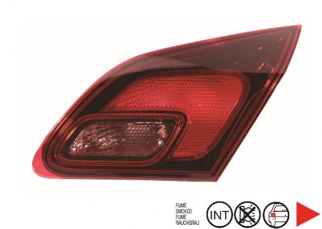 Accéder à la pièce Feu arrière droit intérieur [Fumé]