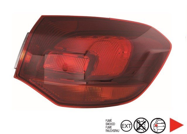 Accéder à la pièce Feu arrière droit extérieur [Fumé] Sport tourer
