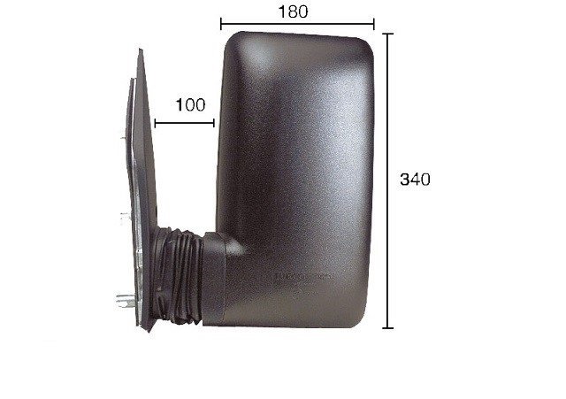 Accéder à la pièce Rétroviseur gauche manuel, chauffant [Court]