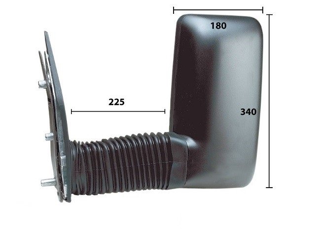 Accéder à la pièce Rétroviseur gauche manuel [Long]