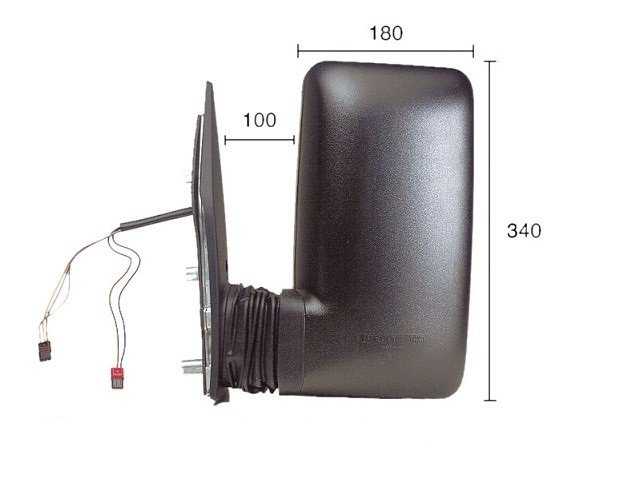 Accéder à la pièce Rétroviseur gauche électrique, chauffant [Court]