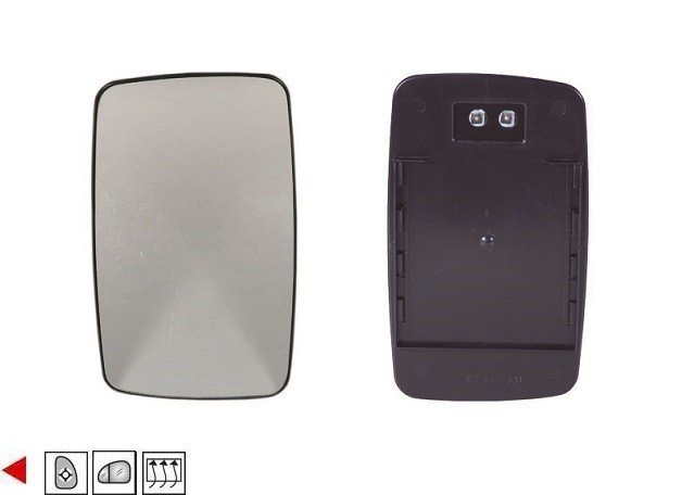 Accéder à la pièce Glace + support rétroviseur gauche chauffant [grand angle]