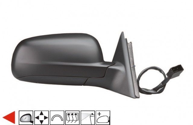 Accéder à la pièce Rétroviseur droit électrique, chauffant à peindre ->97 [Grand modèle]