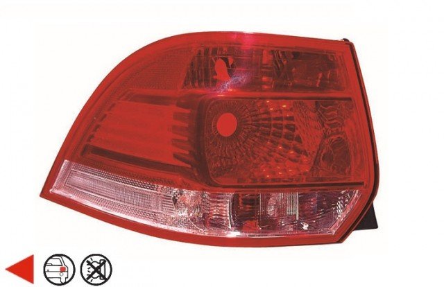 Accéder à la pièce Feu arrière gauche extérieur SW