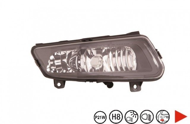 Accéder à la pièce Projecteur anti-brouillard droit H8 + Feu de diurne Gti 2010->