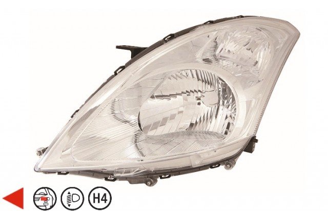 Accéder à la pièce Phare gauche H4