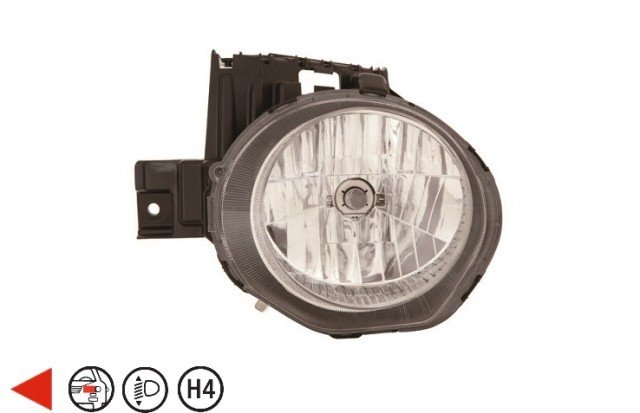 Accéder à la pièce Phare électrique gauche, H4