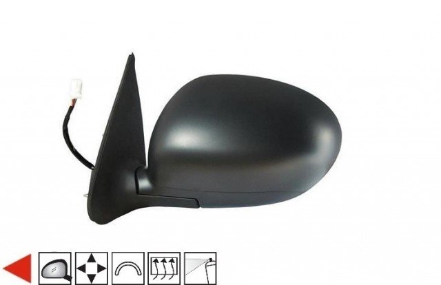 Accéder à la pièce Rétroviseur électrique gauche, convexe, chauffant, apprêté (5 broches)