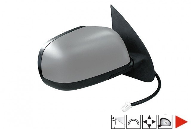 Accéder à la pièce Rétroviseur droit électrique à peindre