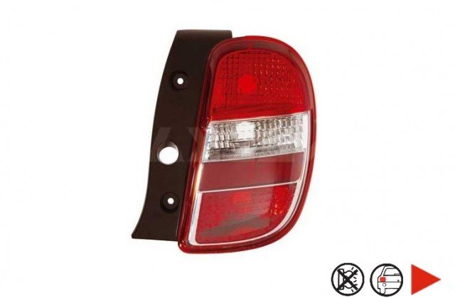 Accéder à la pièce Feu arrière droit