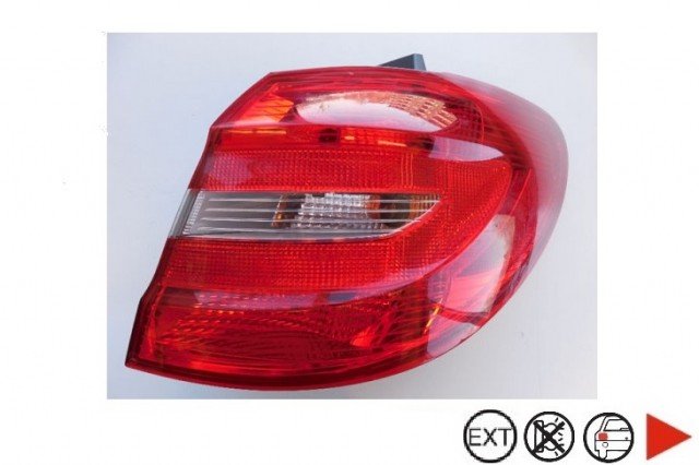 Accéder à la pièce Feu arrière droit [Extérieur]