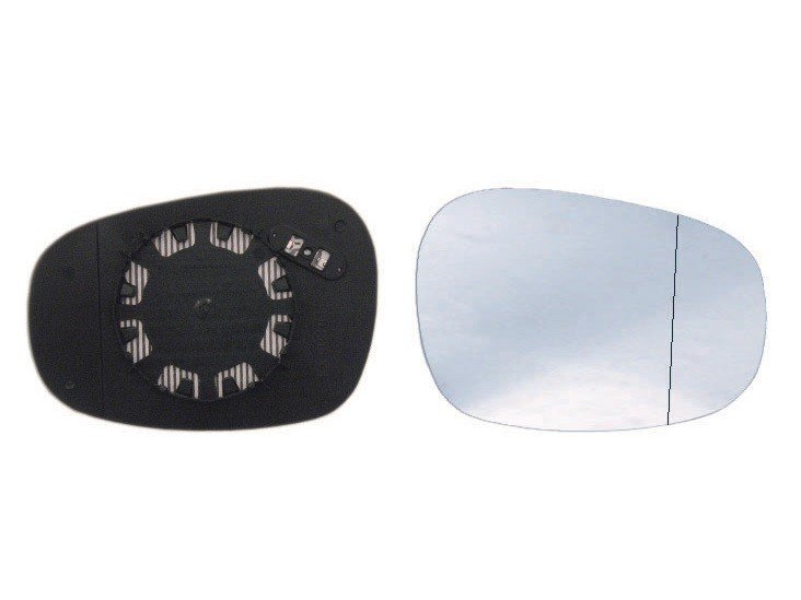 Accéder à la pièce Glace bleue + support rétroviseur droit chauffant [grand angle]