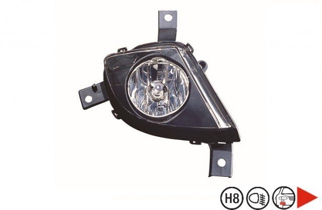 Accéder à la pièce Phare anti-brouillard droit H8