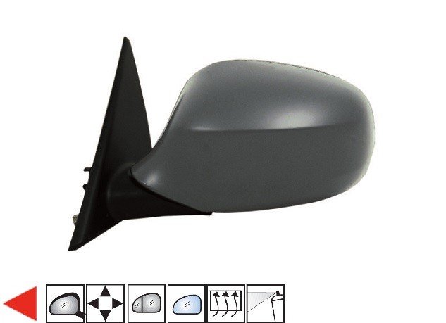 Accéder à la pièce Rétroviseur gauche électrique, chauffant à peindre [grand angle]