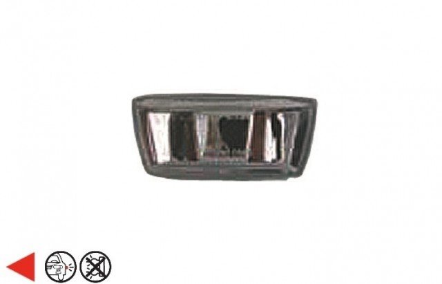 Accéder à la pièce Feu répétiteur aile avant gauche Gris - Orange