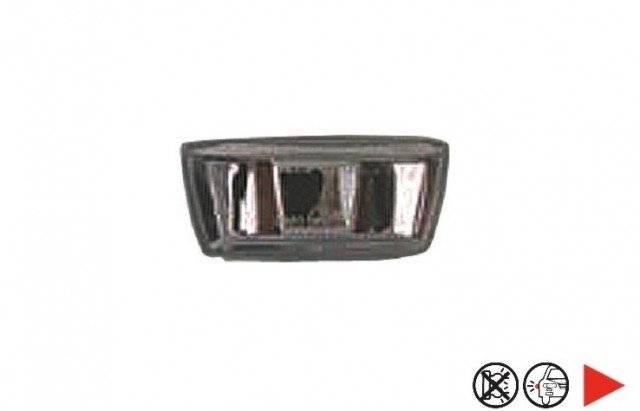 Accéder à la pièce Feu répétiteur aile avant droite Gris - Orange