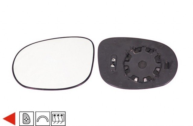 Accéder à la pièce Glace + support rétroviseur gauche chauffant  10->