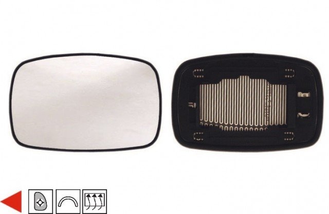 Accéder à la pièce Glace + support rétroviseur gauche chauffant