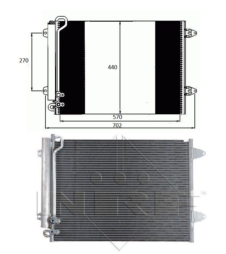 Accéder à la pièce Condenseur de climatisation