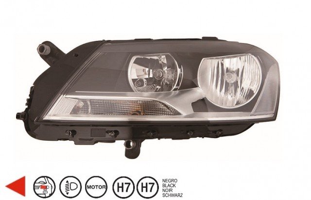 Accéder à la pièce Phare gauche H7+H7