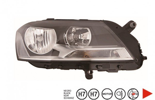 Accéder à la pièce Phare droit H7+H7