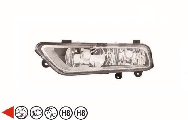 Accéder à la pièce Projecteur anti-brouillard gauche [Régulation dynamique]