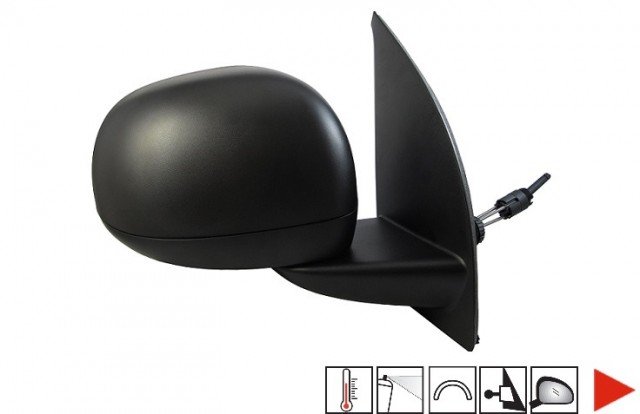 Accéder à la pièce Rétroviseur droit mécanique à peindre + sonde