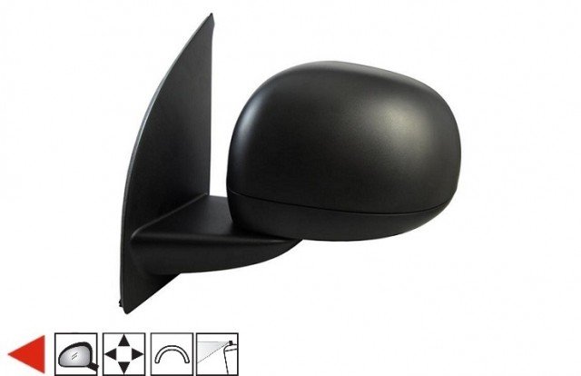 Accéder à la pièce Rétroviseur gauche électrique à peindre