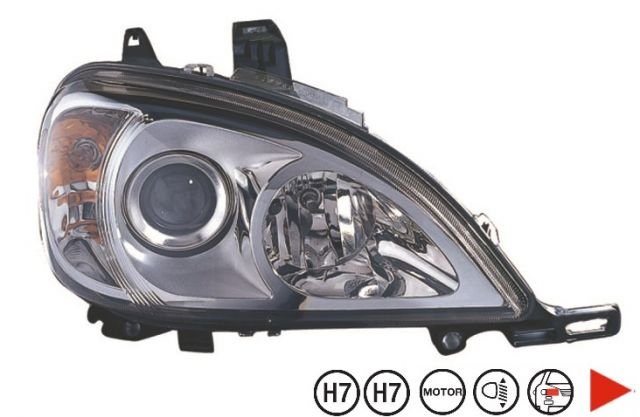 Accéder à la pièce Phare droit H7+H7