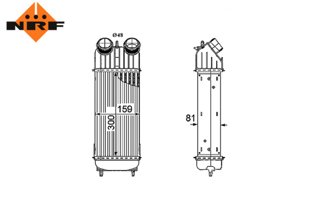 Accéder à la pièce Refroidisseur echangeur air 1.6L Hdi 