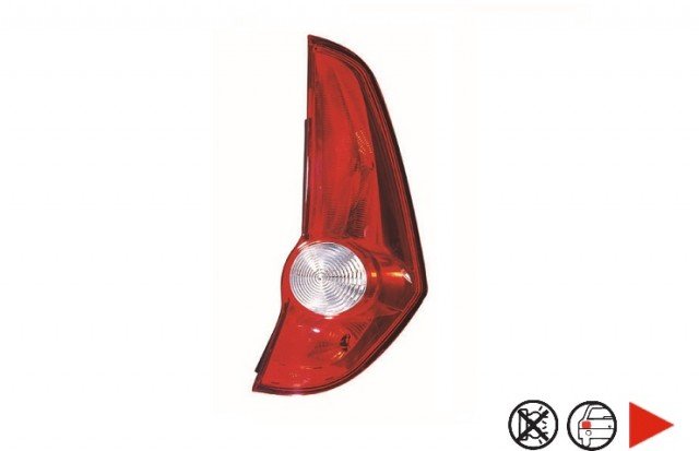 Accéder à la pièce Feu arrière droit