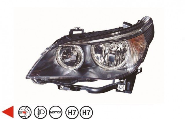 Accéder à la pièce Phare gauche H7+H7