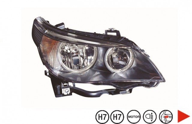 Accéder à la pièce Phare droit H7+H7