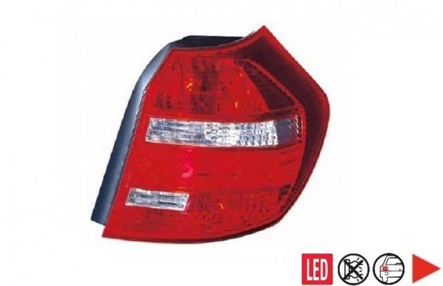 Accéder à la pièce Feu arrière droit Rouge - Blanc LED