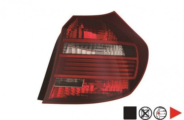 Accéder à la pièce Feu arrière droit Rouge - Fumé