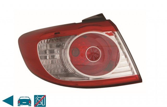 Accéder à la pièce Feu arrière gauche