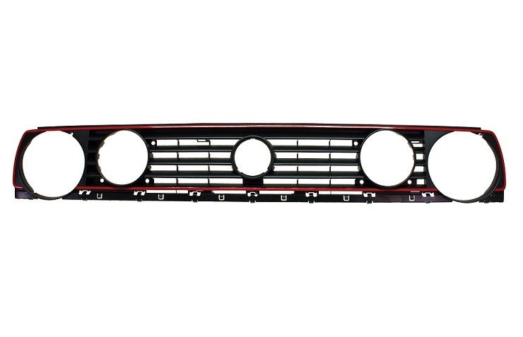 Grille de calandre nue 4 phares [Liseret rouge]