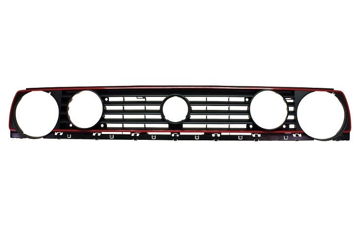 Grille de calandre nue 4 phares [Liseret rouge] 