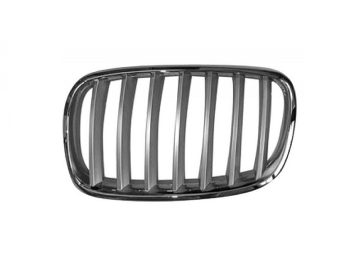 Grille de calandre gauche Chrome - Titane