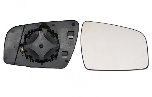 Accéder à la pièce Glace + support rétroviseur droit