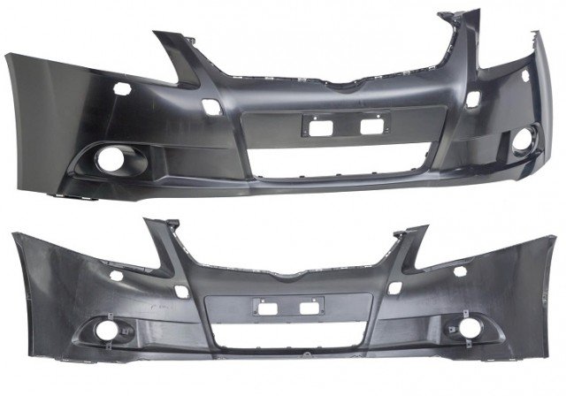 Accéder à la pièce Pare-chocs avant noir Lave-phares