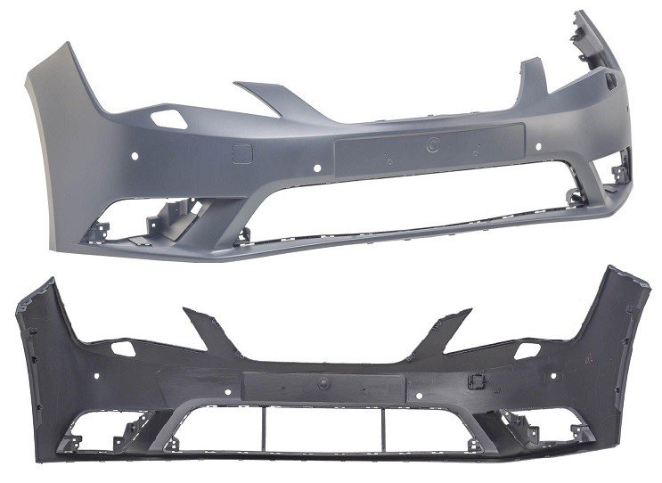 Accéder à la pièce Pare-chocs avant à peindre pour lave-phares et capteurs