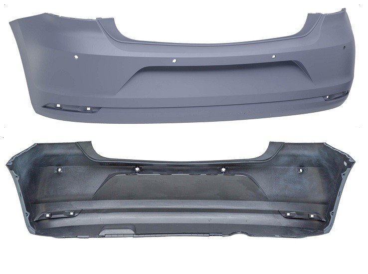 Pare-chocs arrière à peindre + capteurs Petit échappement VOLKSWAGEN POLO  pour VOLKSWAGEN POLO  Pare-chocs arrière à peindre + capteurs Petit échappement VOLKSWAGEN POLO  pour VOLKSWAGEN POLO