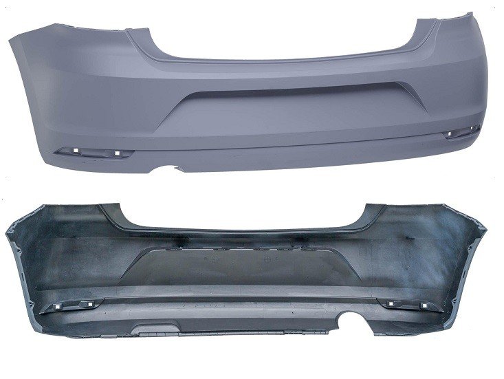 Pare-chocs arrière à peindre Grand échappement VOLKSWAGEN POLO  Apprêté, à peindre à la couleur du véhicule. Sauf modèles avec trous pour capteurs d' aide au stationnement. Grand échappement. Carrosserie  pour VOLKSWAGEN POLO  Pare-chocs arrière à peindre Grand échappement VOLKSWAGEN POLO  Apprêté, à peindre à la couleur du véhicule. Sauf modèles avec trous pour capteurs d' aide au stationnement. Grand échappement. Carrosserie  pour VOLKSWAGEN POLO