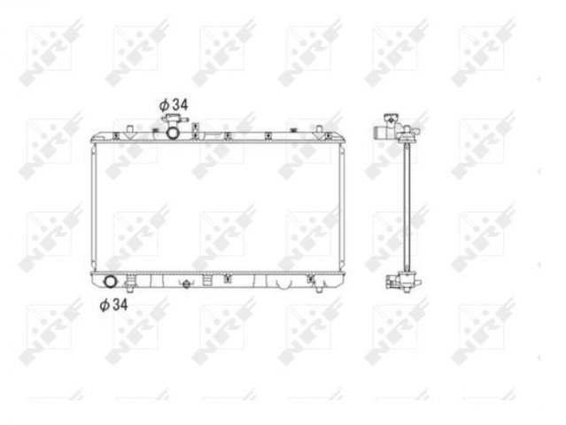 Accéder à la pièce Radiateur essence 1,6L 16v - 4X4