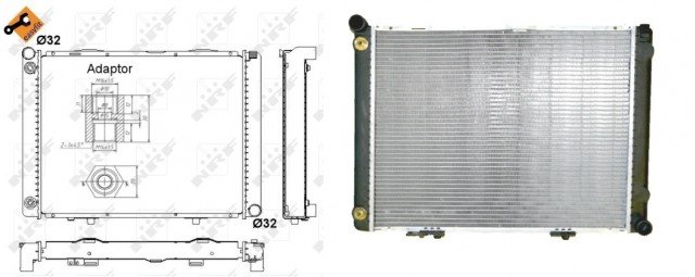 Accéder à la pièce Radiateur 2.5L D BVA clim.