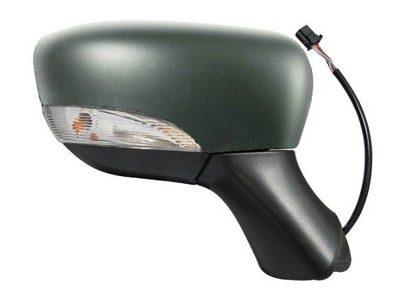 Rétroviseur droit électrique, chauffant, rabattable à peindre + feu + sonde RENAULT-CAPTUR  pour RENAULT CAPTUR   pour RENAULT CAPTUR
