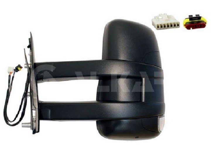 Accéder à la pièce Rétroviseur électrique gauche, convexe, chauffant, avec feu clignotant, sonde (long) (11 broches)