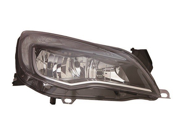 Accéder à la pièce Phare droit H7+H7+Diurne [Noir-Chrome]